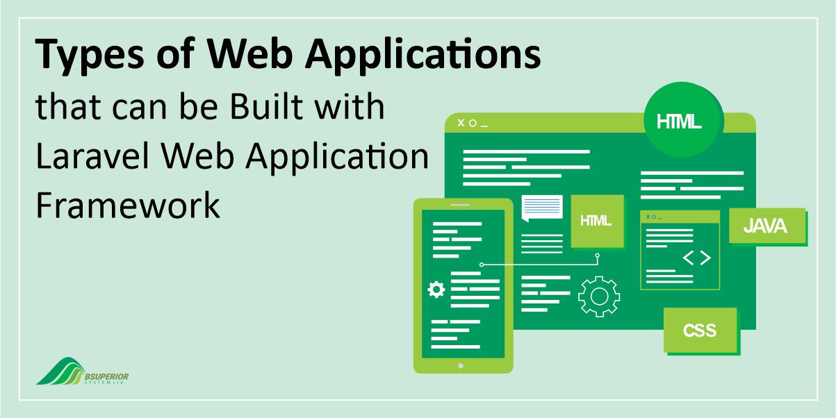 Types of Web Applications that can be Built with Laravel Web Application Framework